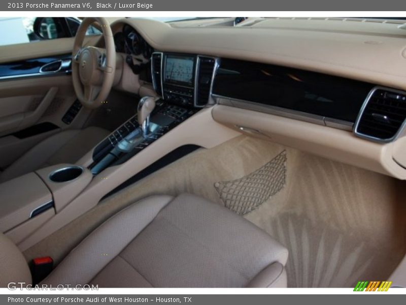 Black / Luxor Beige 2013 Porsche Panamera V6