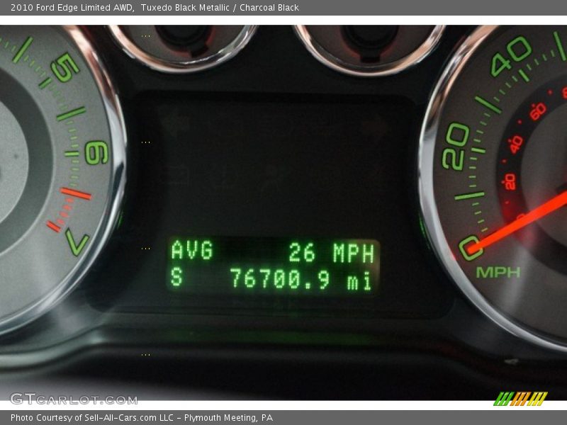 Tuxedo Black Metallic / Charcoal Black 2010 Ford Edge Limited AWD