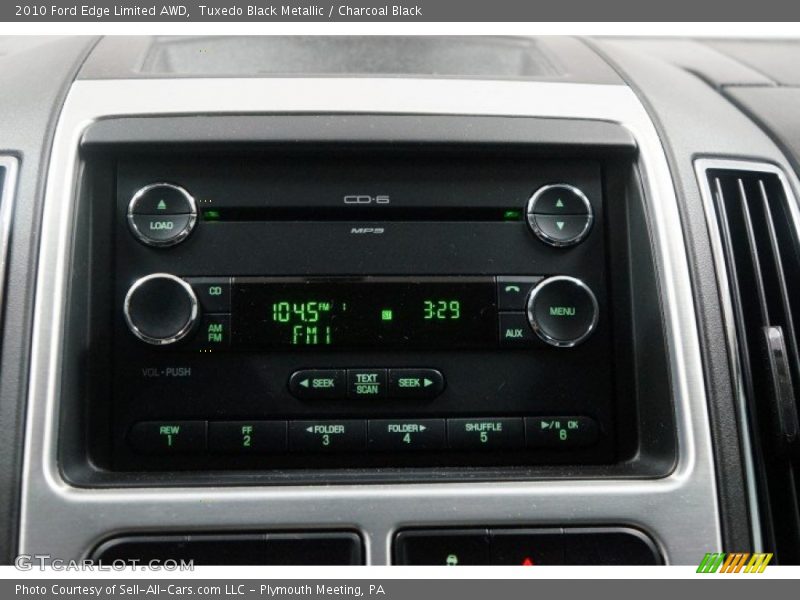 Tuxedo Black Metallic / Charcoal Black 2010 Ford Edge Limited AWD