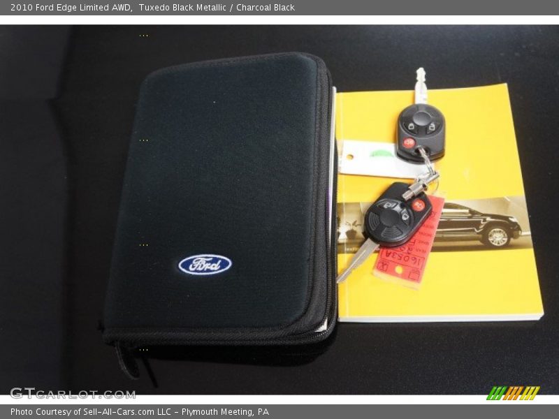 Tuxedo Black Metallic / Charcoal Black 2010 Ford Edge Limited AWD
