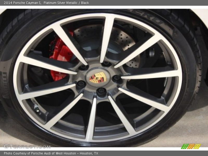 Platinum Silver Metallic / Black 2014 Porsche Cayman S