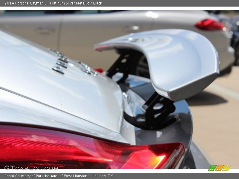 Platinum Silver Metallic / Black 2014 Porsche Cayman S