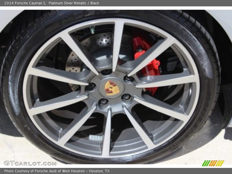 Platinum Silver Metallic / Black 2014 Porsche Cayman S