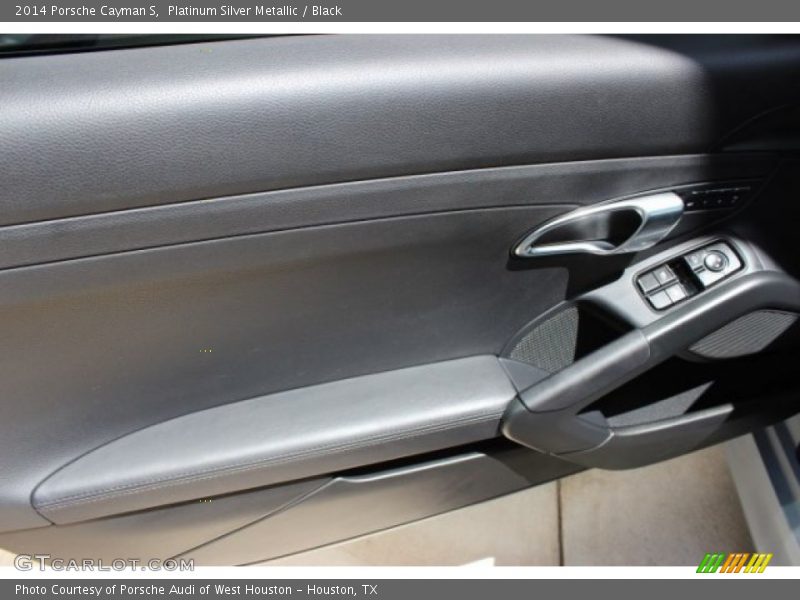 Platinum Silver Metallic / Black 2014 Porsche Cayman S