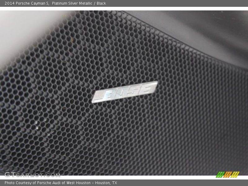 Platinum Silver Metallic / Black 2014 Porsche Cayman S