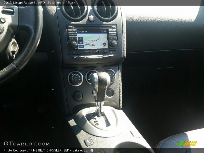 Pearl White / Black 2013 Nissan Rogue SL AWD