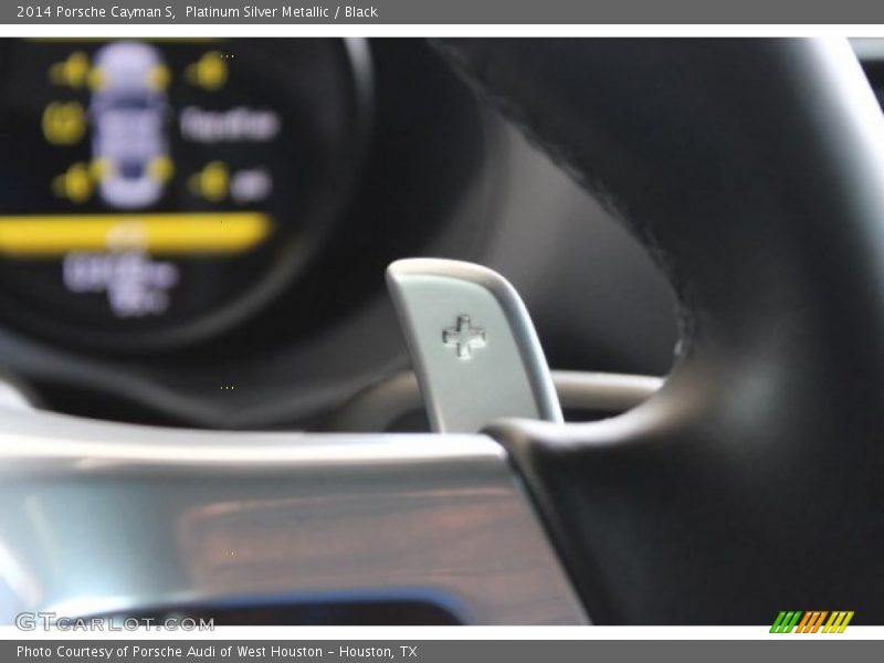 Platinum Silver Metallic / Black 2014 Porsche Cayman S