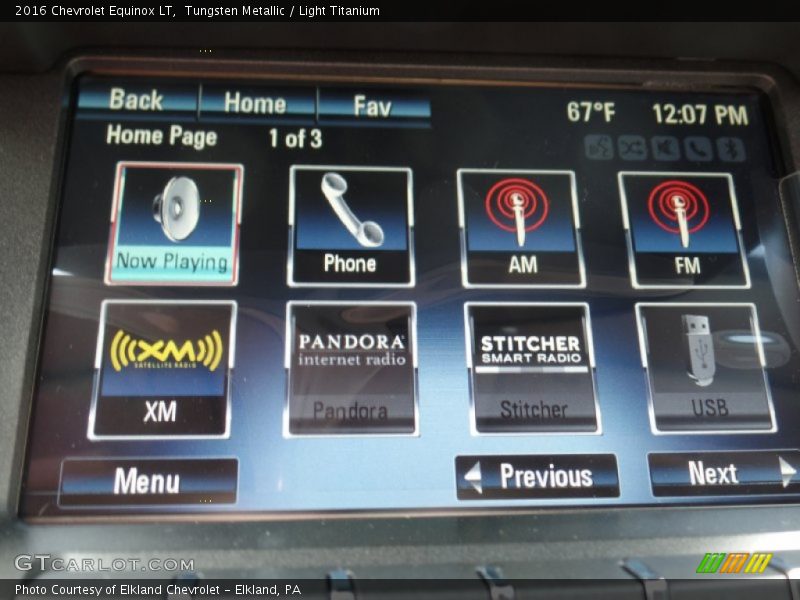Tungsten Metallic / Light Titanium 2016 Chevrolet Equinox LT