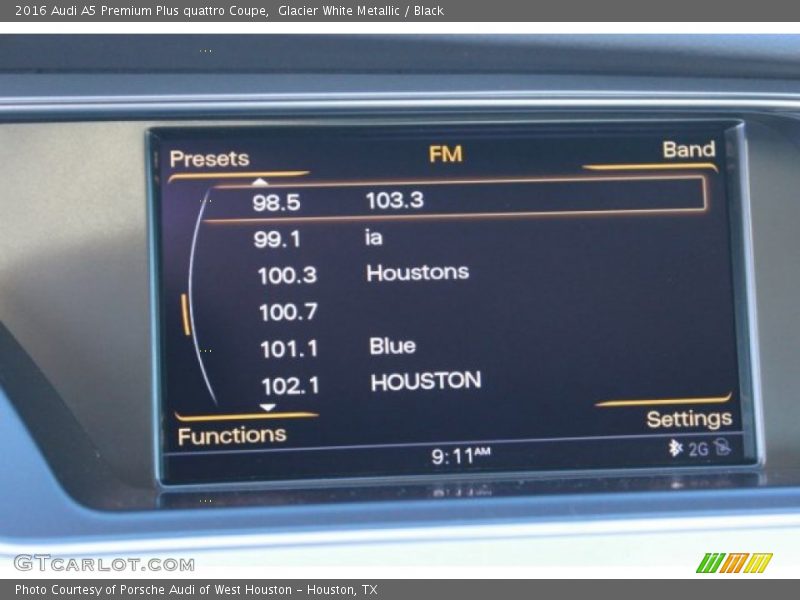 Glacier White Metallic / Black 2016 Audi A5 Premium Plus quattro Coupe