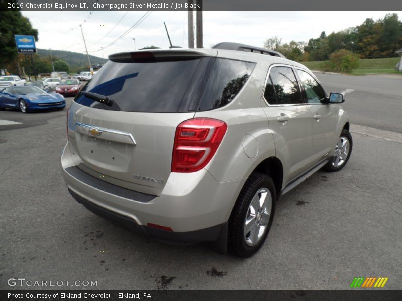 Champagne Silver Metallic / Jet Black 2016 Chevrolet Equinox LT