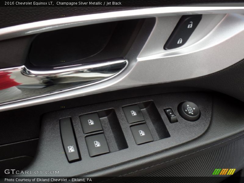 Champagne Silver Metallic / Jet Black 2016 Chevrolet Equinox LT