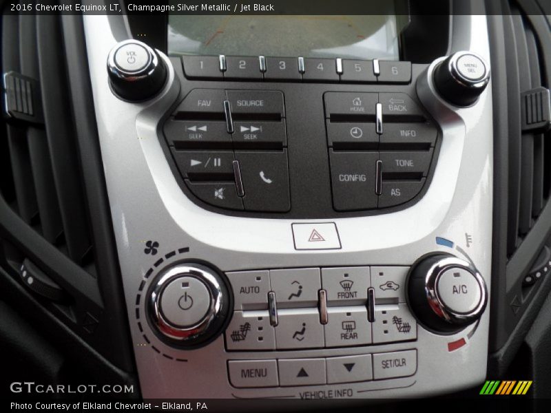 Controls of 2016 Equinox LT