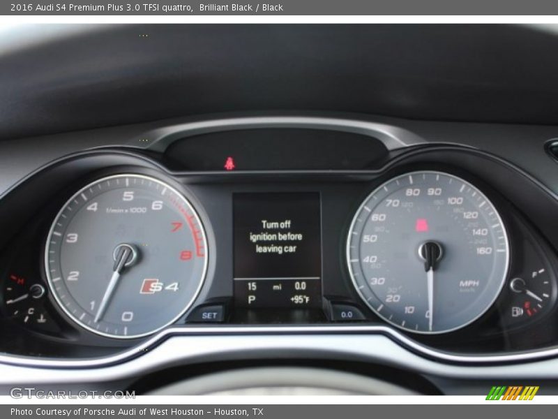 Brilliant Black / Black 2016 Audi S4 Premium Plus 3.0 TFSI quattro