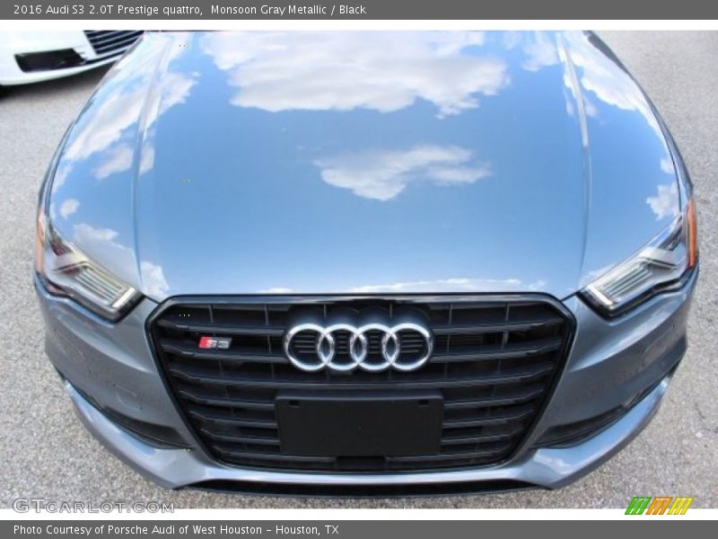 Monsoon Gray Metallic / Black 2016 Audi S3 2.0T Prestige quattro