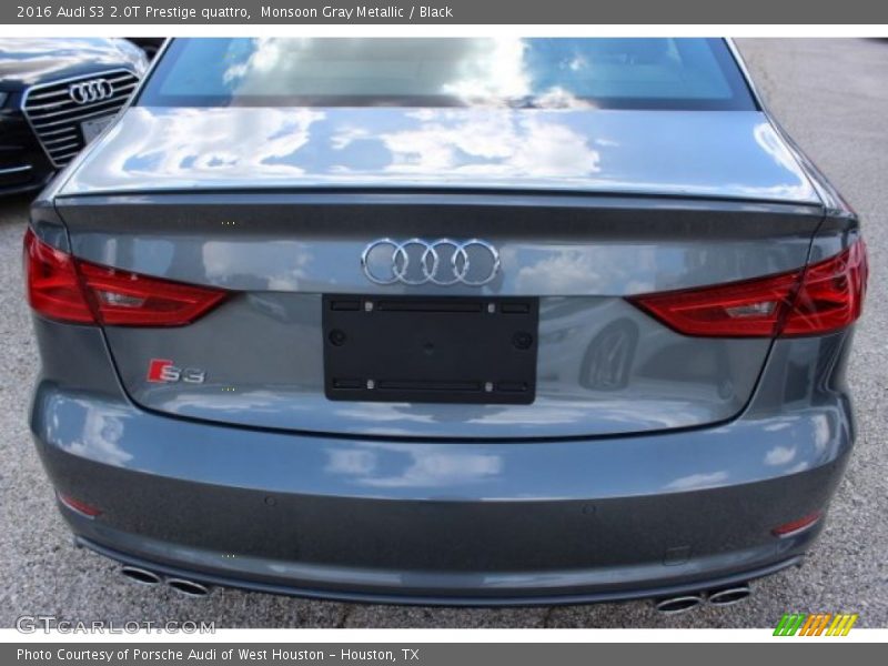 Monsoon Gray Metallic / Black 2016 Audi S3 2.0T Prestige quattro