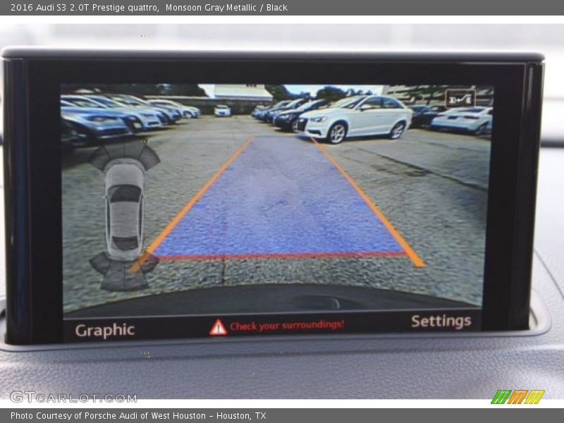 Monsoon Gray Metallic / Black 2016 Audi S3 2.0T Prestige quattro