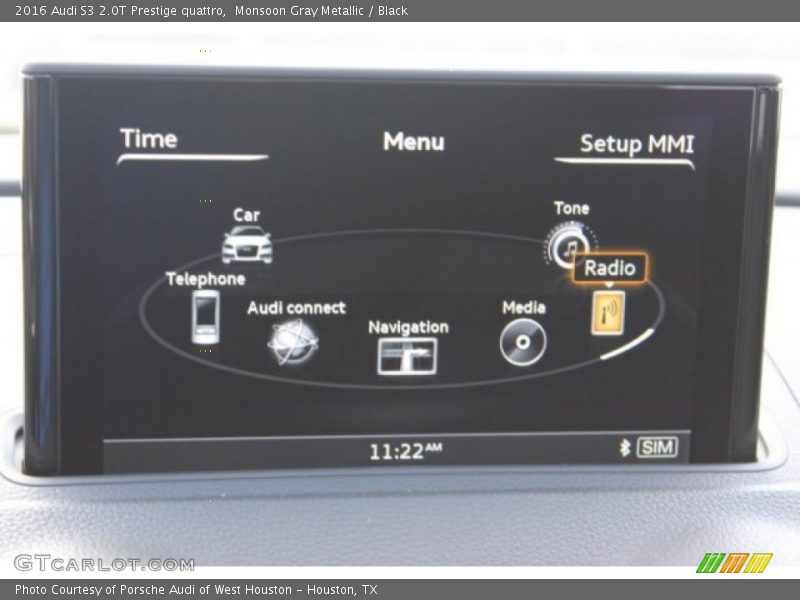 Monsoon Gray Metallic / Black 2016 Audi S3 2.0T Prestige quattro