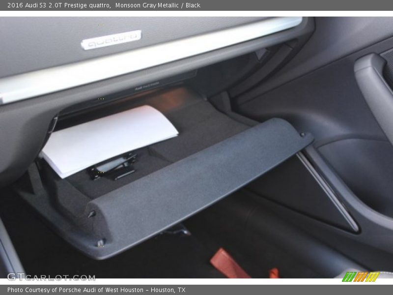 Monsoon Gray Metallic / Black 2016 Audi S3 2.0T Prestige quattro