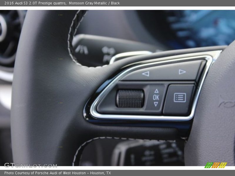 Monsoon Gray Metallic / Black 2016 Audi S3 2.0T Prestige quattro