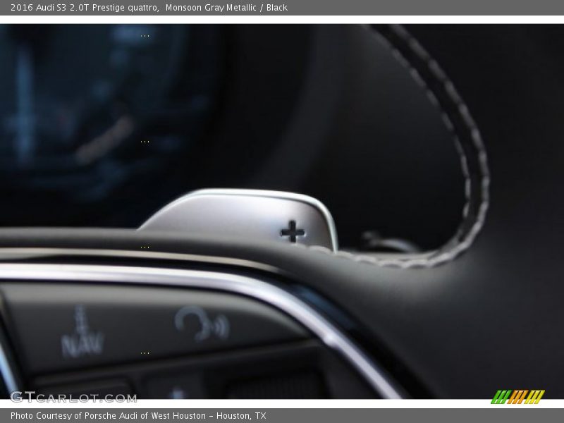 Monsoon Gray Metallic / Black 2016 Audi S3 2.0T Prestige quattro