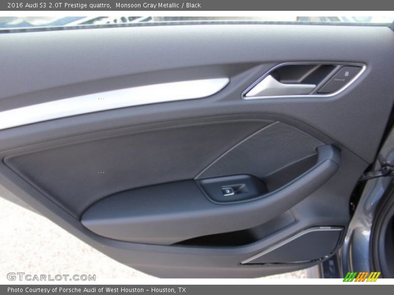 Monsoon Gray Metallic / Black 2016 Audi S3 2.0T Prestige quattro