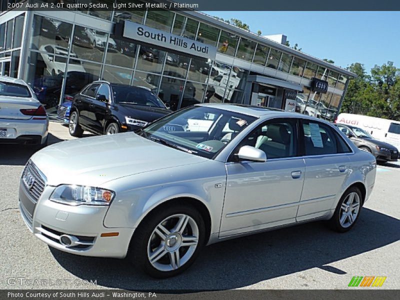 Light Silver Metallic / Platinum 2007 Audi A4 2.0T quattro Sedan