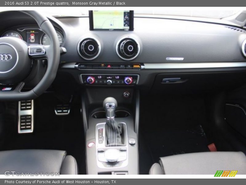 Monsoon Gray Metallic / Black 2016 Audi S3 2.0T Prestige quattro
