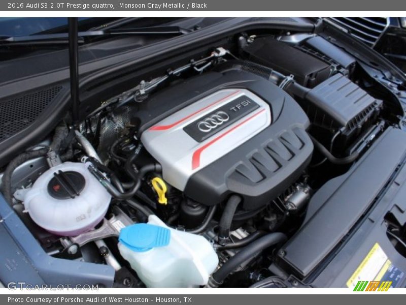 Monsoon Gray Metallic / Black 2016 Audi S3 2.0T Prestige quattro