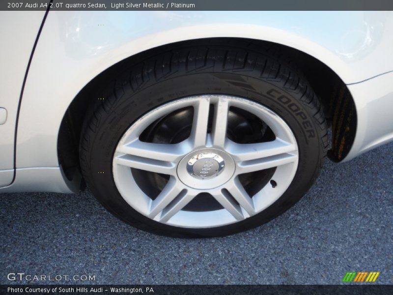 Light Silver Metallic / Platinum 2007 Audi A4 2.0T quattro Sedan