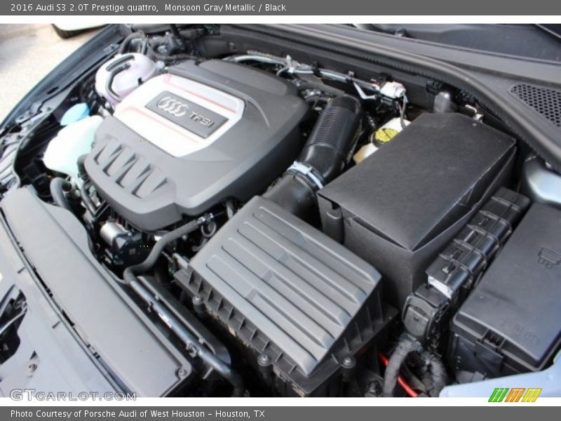 Monsoon Gray Metallic / Black 2016 Audi S3 2.0T Prestige quattro