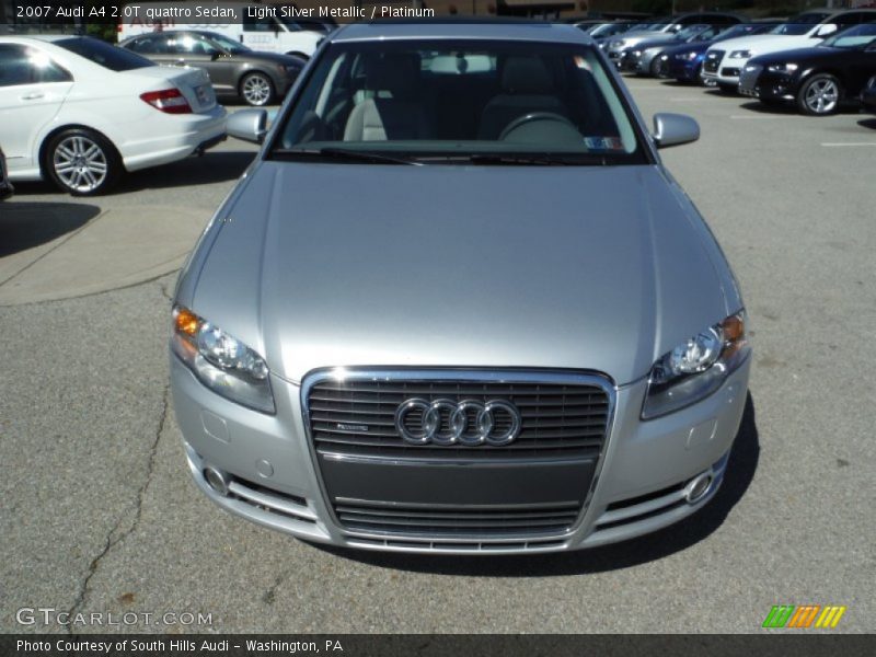 Light Silver Metallic / Platinum 2007 Audi A4 2.0T quattro Sedan