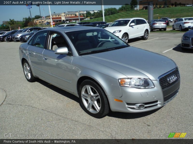Light Silver Metallic / Platinum 2007 Audi A4 2.0T quattro Sedan