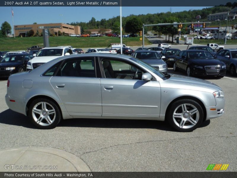 Light Silver Metallic / Platinum 2007 Audi A4 2.0T quattro Sedan