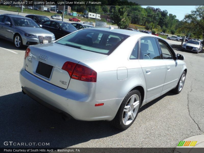 Light Silver Metallic / Platinum 2007 Audi A4 2.0T quattro Sedan
