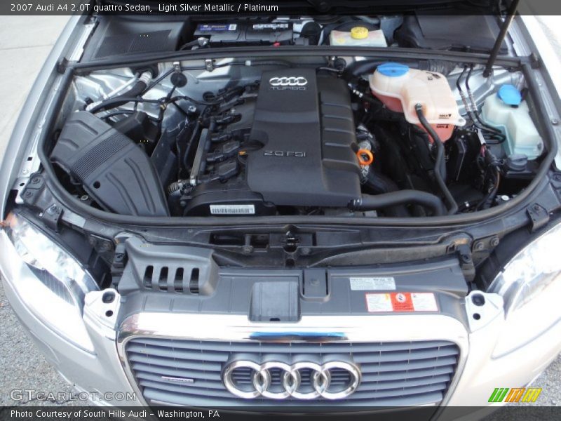 Light Silver Metallic / Platinum 2007 Audi A4 2.0T quattro Sedan