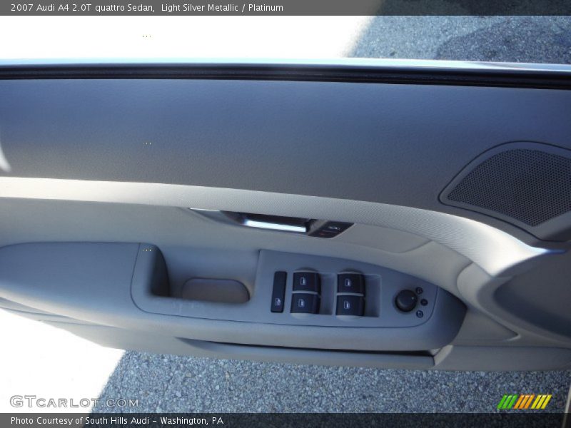 Light Silver Metallic / Platinum 2007 Audi A4 2.0T quattro Sedan