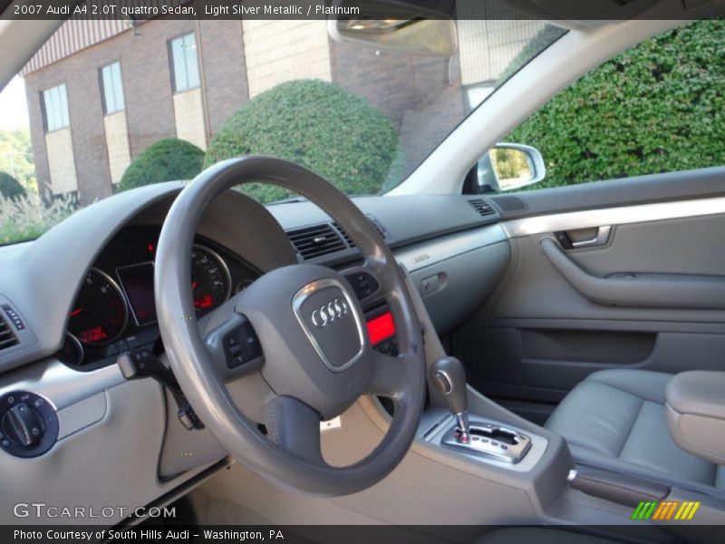 Light Silver Metallic / Platinum 2007 Audi A4 2.0T quattro Sedan