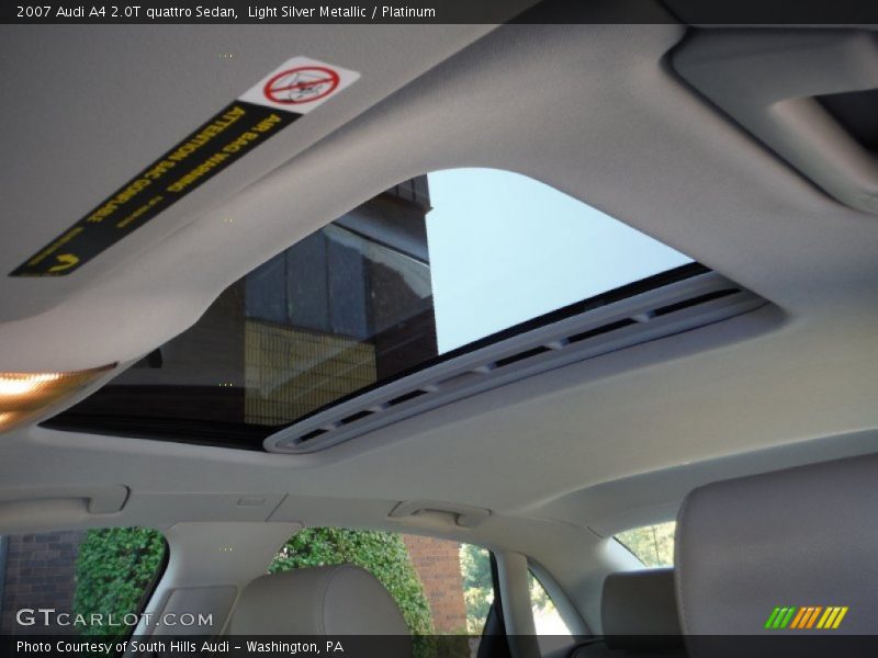 Light Silver Metallic / Platinum 2007 Audi A4 2.0T quattro Sedan