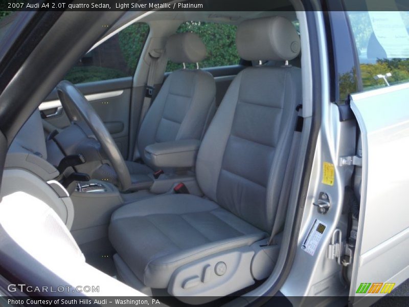 Light Silver Metallic / Platinum 2007 Audi A4 2.0T quattro Sedan