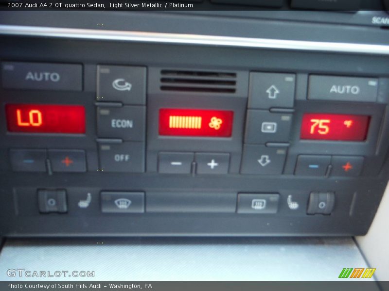 Light Silver Metallic / Platinum 2007 Audi A4 2.0T quattro Sedan
