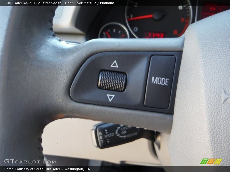 Light Silver Metallic / Platinum 2007 Audi A4 2.0T quattro Sedan