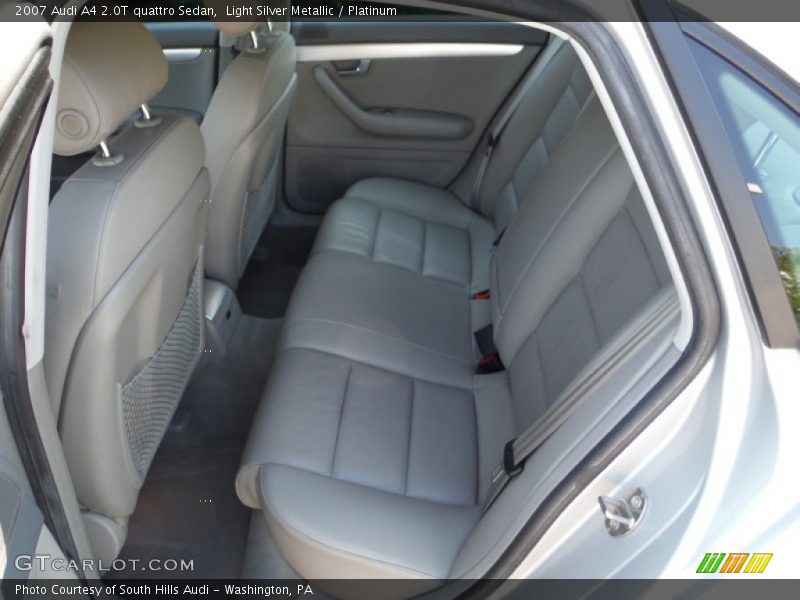 Light Silver Metallic / Platinum 2007 Audi A4 2.0T quattro Sedan