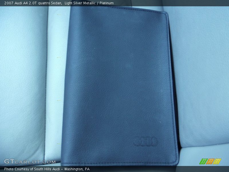 Light Silver Metallic / Platinum 2007 Audi A4 2.0T quattro Sedan