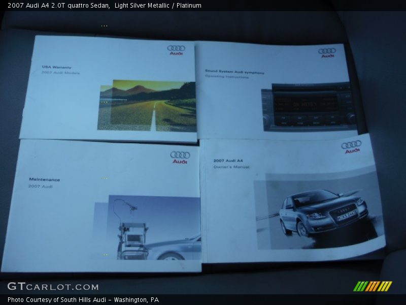 Light Silver Metallic / Platinum 2007 Audi A4 2.0T quattro Sedan