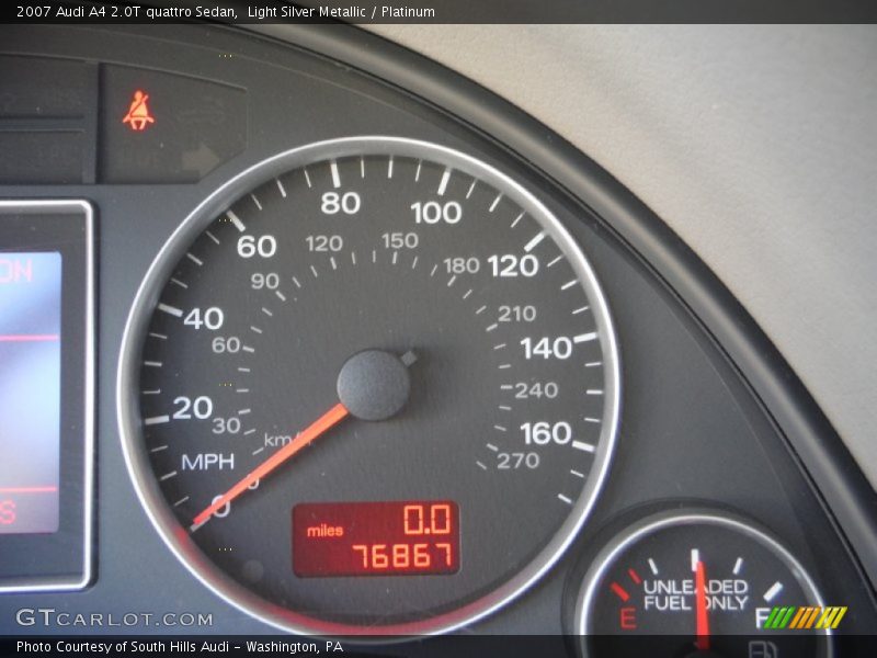 Light Silver Metallic / Platinum 2007 Audi A4 2.0T quattro Sedan