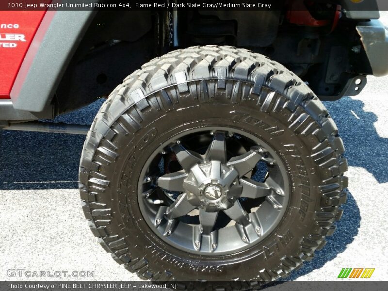 Flame Red / Dark Slate Gray/Medium Slate Gray 2010 Jeep Wrangler Unlimited Rubicon 4x4