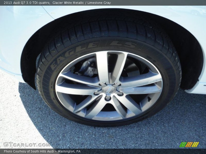 Glacier White Metallic / Limestone Gray 2013 Audi Q7 3.0 TDI quattro