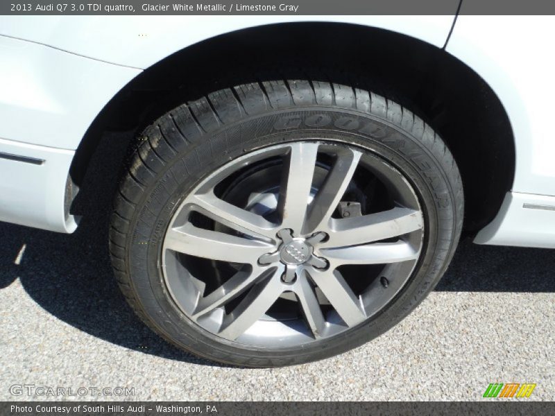 Glacier White Metallic / Limestone Gray 2013 Audi Q7 3.0 TDI quattro