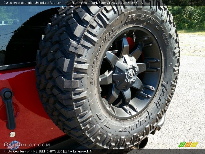 Flame Red / Dark Slate Gray/Medium Slate Gray 2010 Jeep Wrangler Unlimited Rubicon 4x4