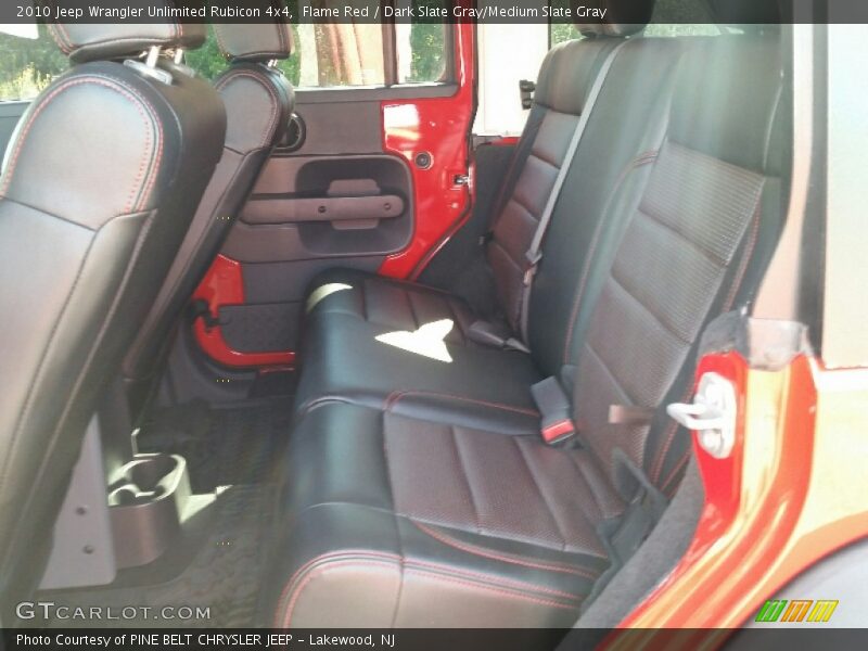 Flame Red / Dark Slate Gray/Medium Slate Gray 2010 Jeep Wrangler Unlimited Rubicon 4x4